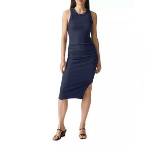 NEW Navy Michael Stars Wren Tank Midi Dress Size L